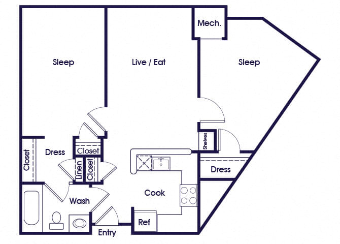 Suite A Floorplan